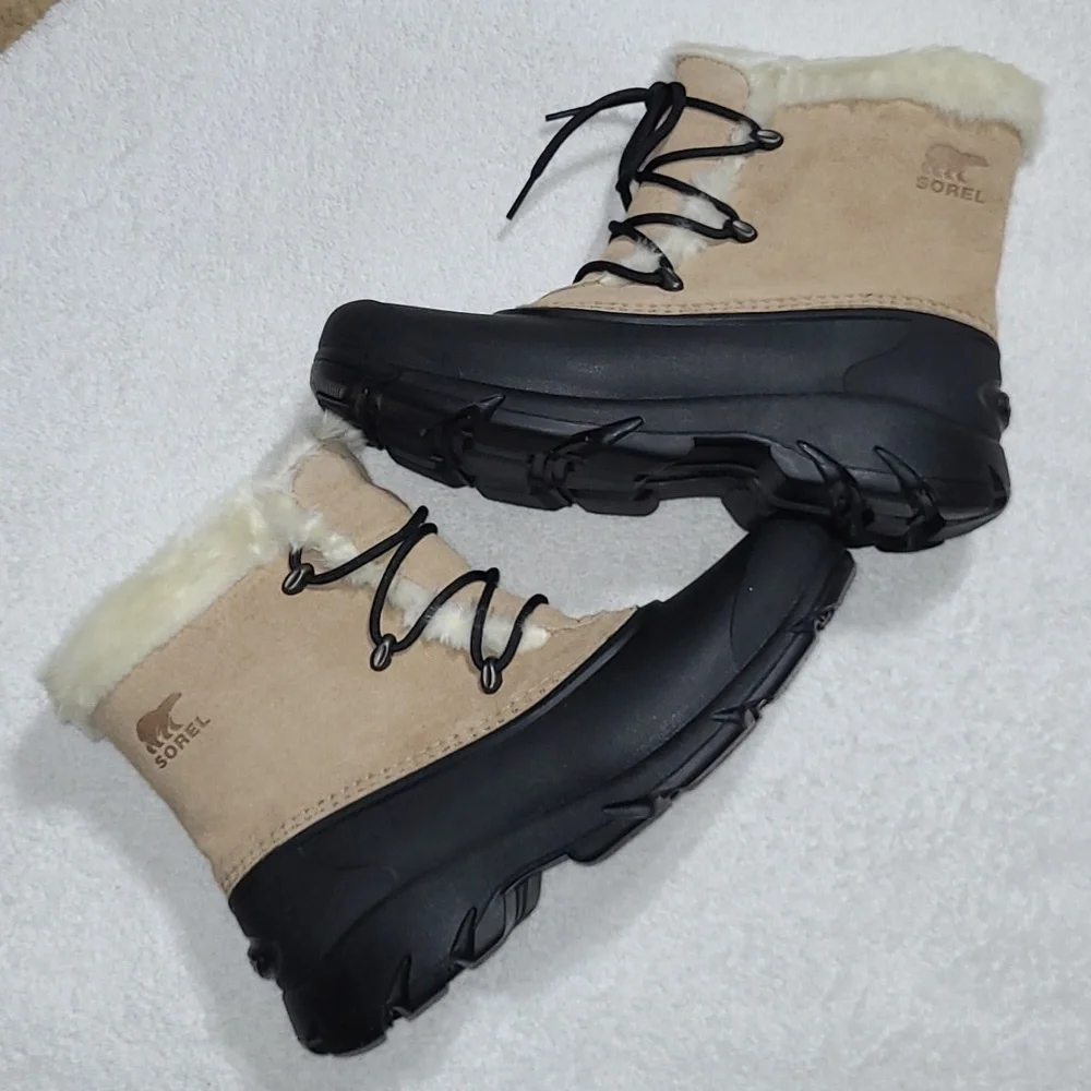 Sorel Snow Angel Lace-Up Waterproof Boots Size 8 and 7 - Picture 2 of 9